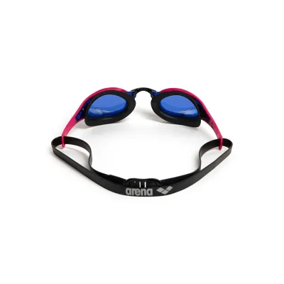 Окуляри для плавання Arena COBRA EDGE SWIPE рожеві з синіми лінзами