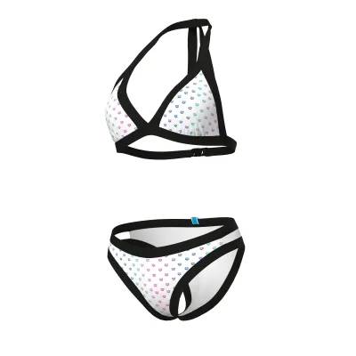 Жіночий купальник Arena RAINBOW MONOGRAM BIKINI TRIANG