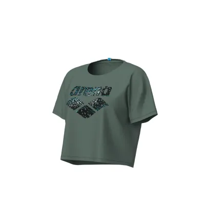 Жіноча футболка Arena CROP TEE PRINTED