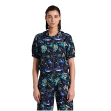 Жіноча вітрівка Arena FUN PLANET S/S HOODED JACKET