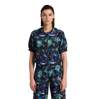 Жіноча вітрівка Arena FUN PLANET S/S HOODED JACKET