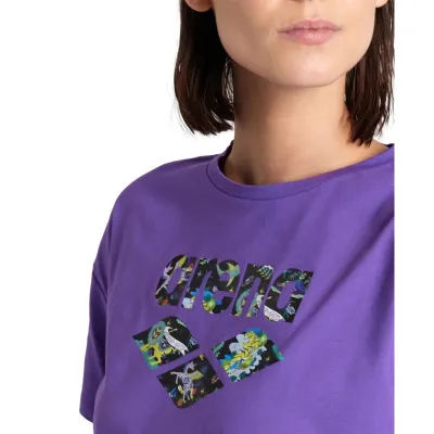 Жіноча футболка Arena FUN PLANET CROP TEE