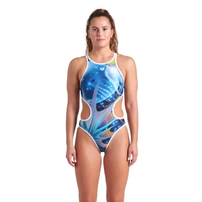 Жіночий купальник Arena ONE PRINT SWIMSUIT TECH BACK Жіночий купальник Arena ONE PRINT SWIMSUIT TECH BACK