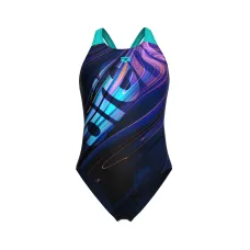 Жіночий купальник Arena FLOW SWIMSUIT V BACK LB