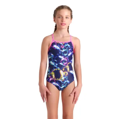 Дитячий купальник Arena SOAP BUBBLES SWIMSUIT LIGHT DR