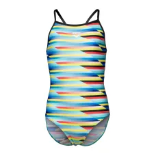Дитячий купальник Arena RACING STRIPE SWIMSUIT LIGHTDR