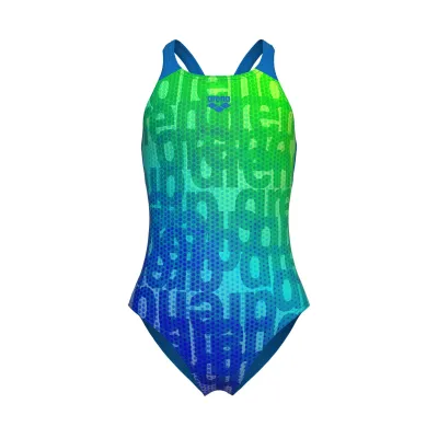 Дитячий купальник Arena MULTI COLOURS SWIMSUIT V BACK