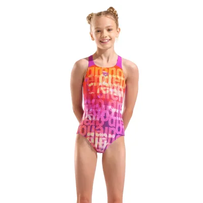 Дитячий купальник Arena MULTI COLOURS SWIMSUIT V BACK
