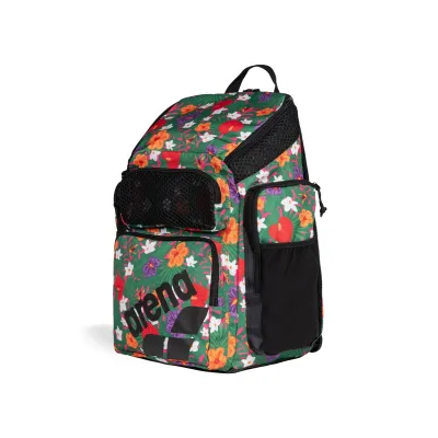 Рюкзак Arena ONE GO BACKPACK 45L AO зелений з квітами Рюкзак Arena ONE GO BACKPACK 45L AO зелений з квітами