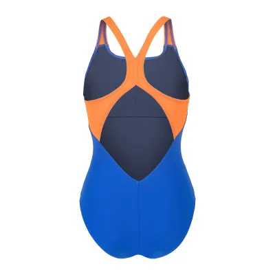Жіночий купальник Arena CLEAR LINES SWIMSUIT V BACK LB