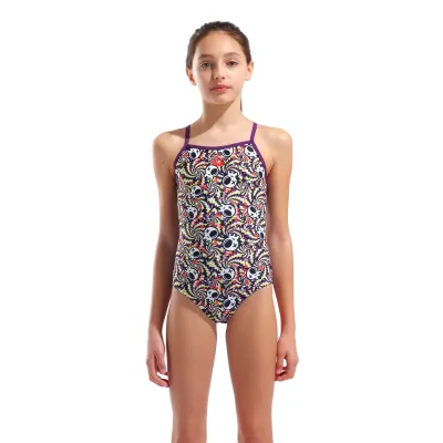 Дитячий купальник Arena FUN SKULLS SWIMSUIT LIGHTDROP
