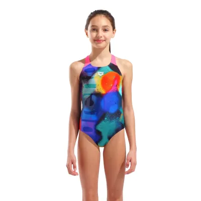 Дитячий купальник Arena SPRAY PAINT SWIMSUIT SWIM PRO