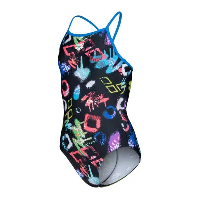 Дитячий купальник Arena GRAFFITI SWIMSUIT LIGHT DROP B