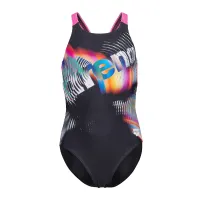 Дитячий купальник Arena LIT LOGO SWIMSUIT V BACK L
