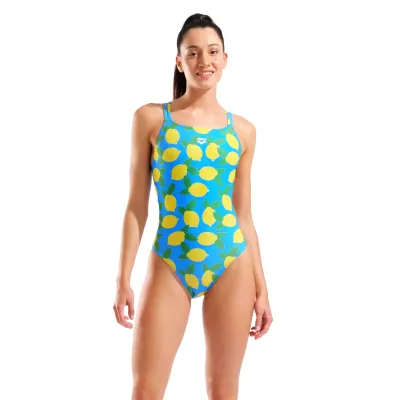 Жіночий купальник Arena LEMONS SWIMSUIT LACE PLUS BACK
