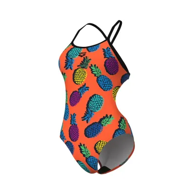 Жіночий купальник Arena PINEAPPLES SWIMSUIT TIE BACK