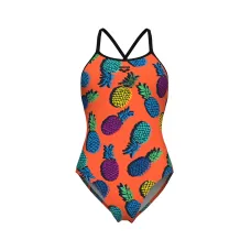 Жіночий купальник Arena PINEAPPLES SWIMSUIT TIE BACK