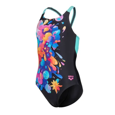 Дитячий купальник Arena PAINTING SWIMSUIT V BACK