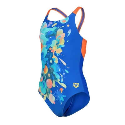 Дитячий купальник Arena PAINTING SWIMSUIT V BACK