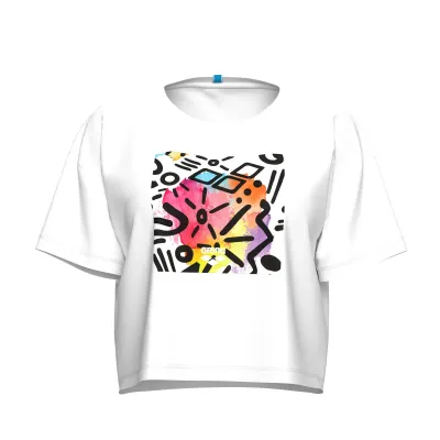 Жіноча футболка Arena GRAFFITI CROP TEE