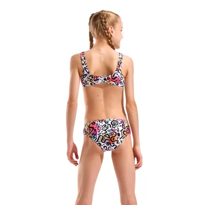Дитячий купальник Arena WATER PRINT BIKINI BRALETTE