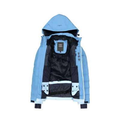 Жіноча гірськолижна куртка CMP JACKET ZIP HOOD TWILL