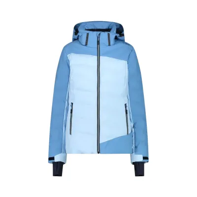 Жіноча гірськолижна куртка CMP JACKET ZIP HOOD TWILL
