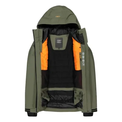 Чоловіча гірськолижна куртка CMP JACKET FIX HOOD TWILL