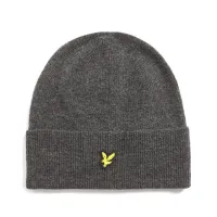 Чоловіча шапка Lyle & Scott LAMBSWOOL BLEND RIBBED BEANIE