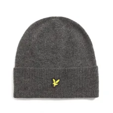 Чоловіча шапка Lyle & Scott LAMBSWOOL BLEND RIBBED BEANIE