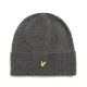 Чоловіча шапка Lyle & Scott LAMBSWOOL BLEND RIBBED BEANIE