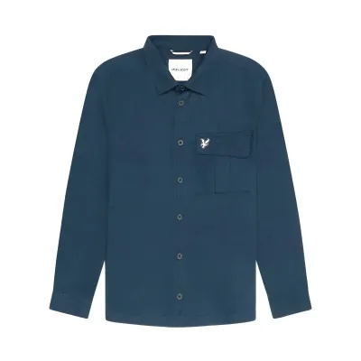 Чоловіча сорочка Lyle & Scott PLEATED POCKET OVERSHIRT