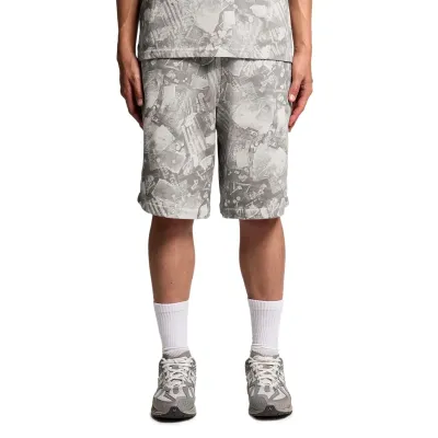 Чоловічі шорти Lyle & Scott INDUSTRIAL PRINT SWEATSHORT