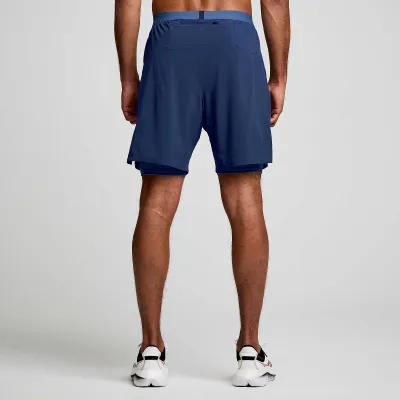 Чоловічі шорти Saucony OUTPACE 7" 2-IN-1 SHORT