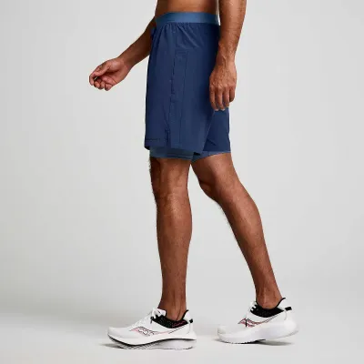 Чоловічі шорти Saucony OUTPACE 7" 2-IN-1 SHORT