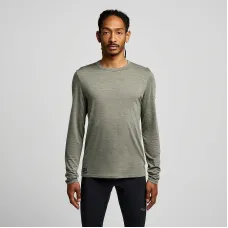 Чоловічий лонгслів Saucony PEREGRINE MERINO LONG SLEEVE