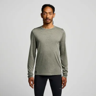 Чоловічий лонгслів Saucony PEREGRINE MERINO LONG SLEEVE
