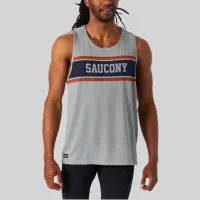 Чоловіча майка Saucony STOPWATCH GRAPHIC SINGLET