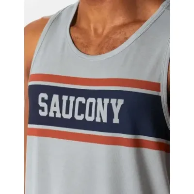 Чоловіча майка Saucony STOPWATCH GRAPHIC SINGLET