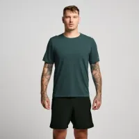 Чоловіча футболка Saucony STOPWATCH SHORT SLEEVE