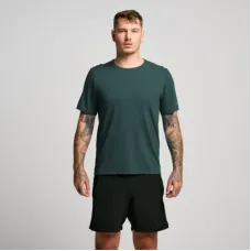 Чоловіча футболка Saucony STOPWATCH SHORT SLEEVE
