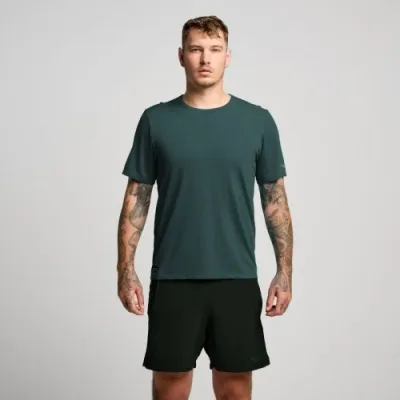 Чоловіча футболка Saucony STOPWATCH SHORT SLEEVE