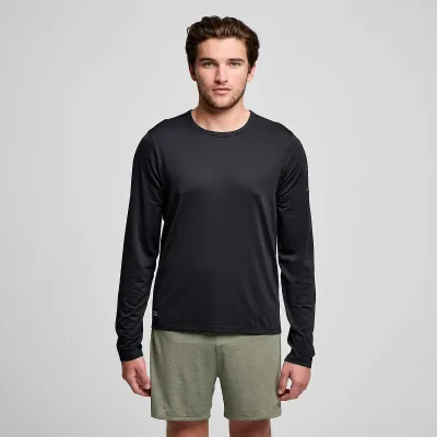 Чоловічий лонгслів Saucony STOPWATCH LONG SLEEVE