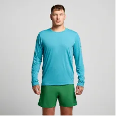Чоловічий лонгслів  Saucony STOPWATCH LONG SLEEVE