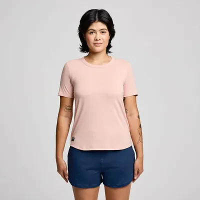 Жіноча футболка Saucony TRIUMPH SHORT SLEEVE