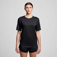 Жіноча футболка Saucony STOPWATCH SHORT SLEEVE