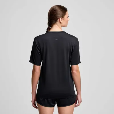 Жіноча футболка Saucony STOPWATCH SHORT SLEEVE