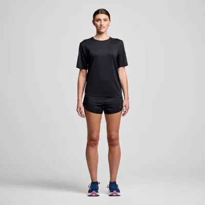 Жіноча футболка Saucony STOPWATCH SHORT SLEEVE
