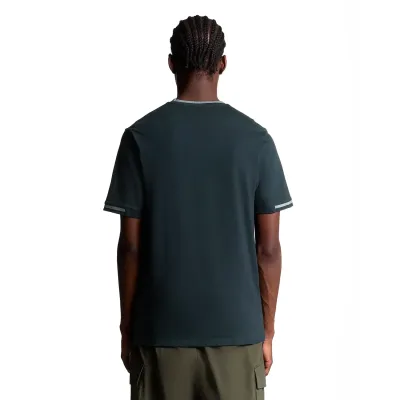 Чоловіча футболка Lyle & Scott BIRDSEYE HALF TIPPED T-SHIRT