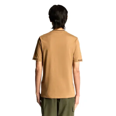 Чоловіча футболка Lyle & Scott BIRDSEYE HALF TIPPED T-SHIRT